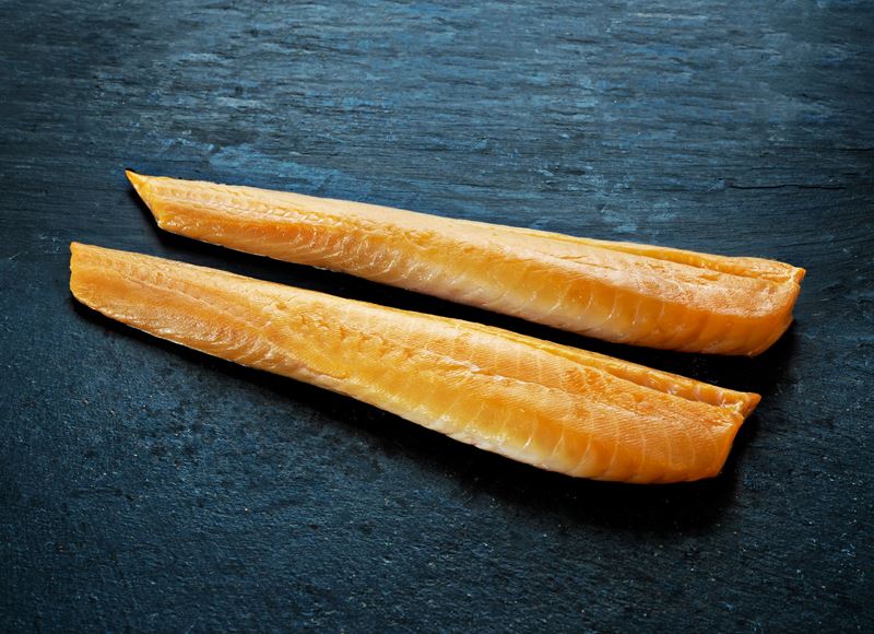 Cold smoked cod loins